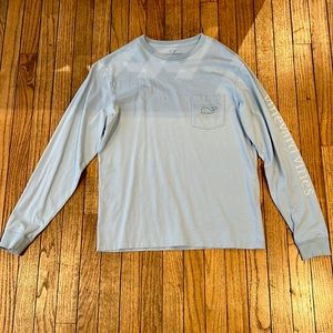Light Blue Long-sleeve Vineyard Vines shirt